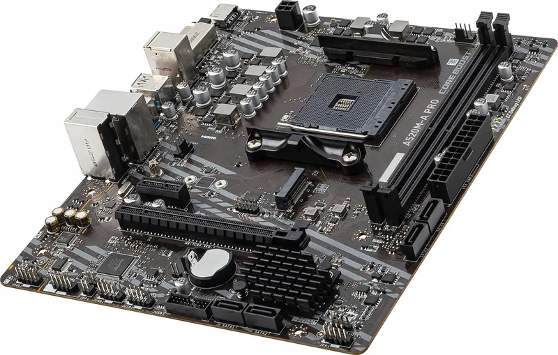 MSI A520M-A PRO Moederbord AMD AM4 DDR4 M.2 HDMI Micro-ATX — foto 7