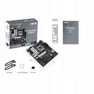 ASUS Prime B650M-K Moederbord AM5 DDR5 PCIe 5.0 Micro-ATX USB 3.2 — miniatuur 4