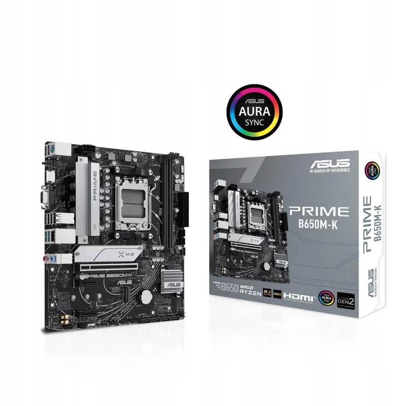 ASUS Prime B650M-K Moederbord AM5 DDR5 PCIe 5.0 Micro-ATX USB 3.2 — foto 8