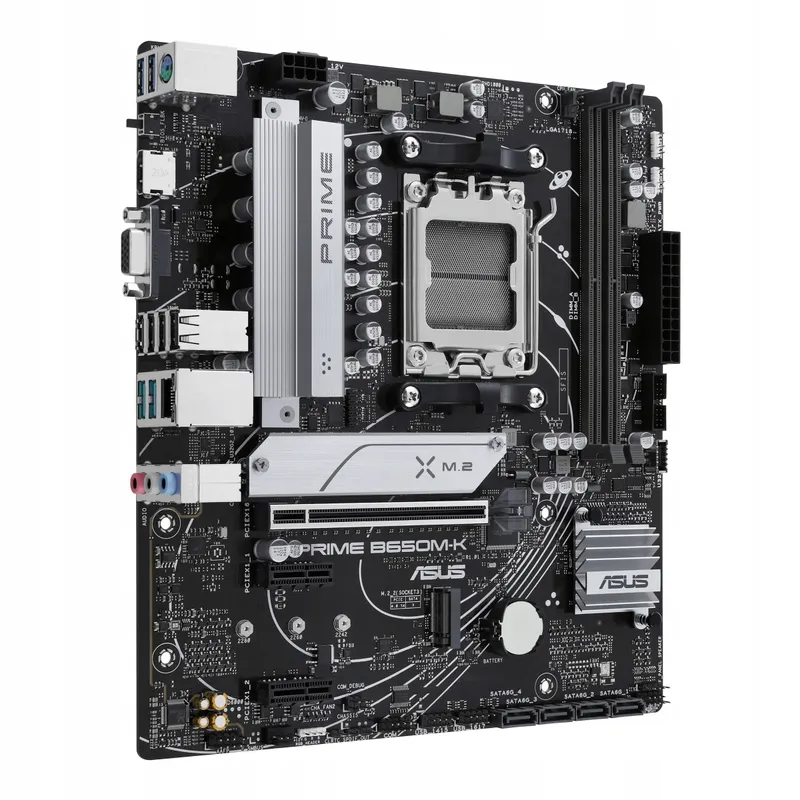 ASUS Prime B650M-K Moederbord AM5 DDR5 PCIe 5.0 Micro-ATX USB 3.2 — foto 5