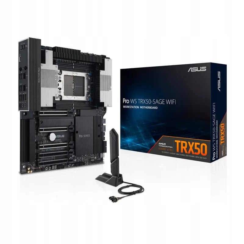 ASUS PRO WS TRX50-SAGE WiFi Moederbord sTR5 PCIe 5.0 CEB 10Gb — foto 1
