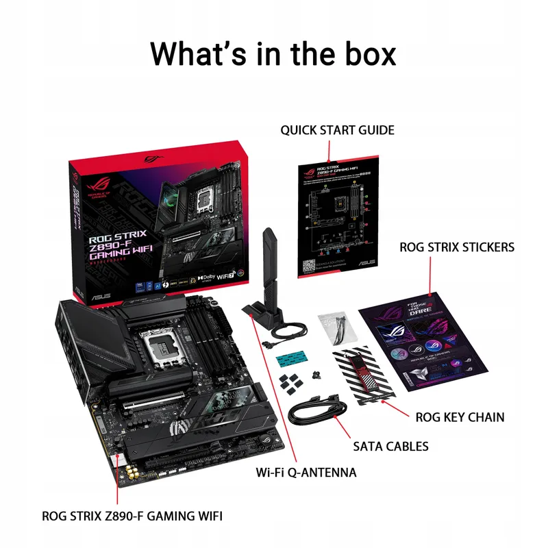 ASUS ROG Strix Z890-F Gaming WiFi Moederbord LGA1851 DDR5 PCIe 5.0 — foto 6