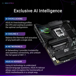 ASUS ROG Strix Z890-F Gaming WiFi Moederbord LGA1851 DDR5 PCIe 5.0 — miniatuur 2