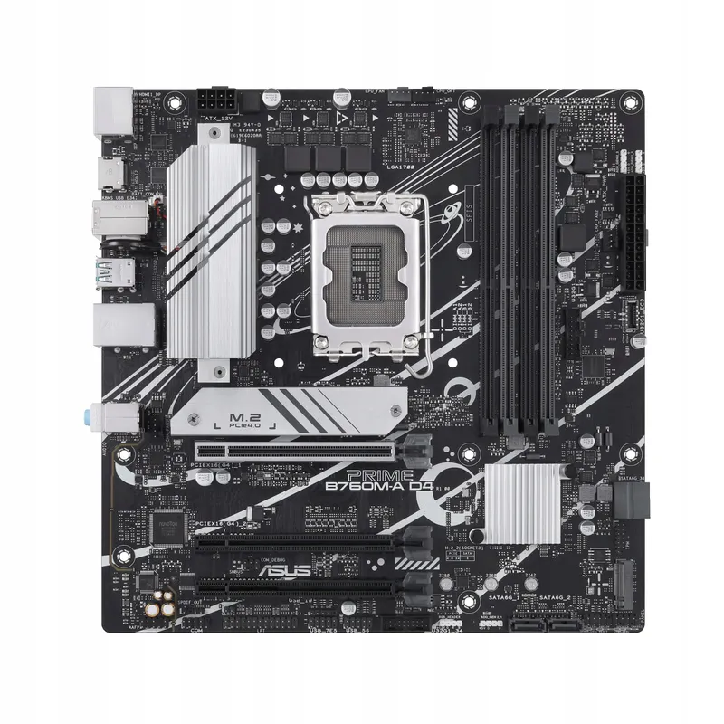 ASUS Prime B760M-A D4 CSM Moederbord Intel LGA1700 DDR4 mATX — foto 1