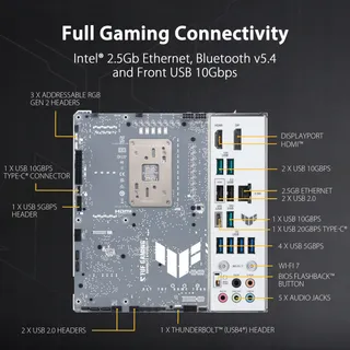 ASUS TUF Gaming B850-BTF Moederbord AM5 Ryzen 9000 ATX PCIe 5 DDR5 — miniatuur 5