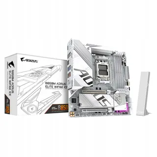 GIGABYTE B850M AORUS Elite WiFi7 Moederbord Ryzen 9000 DDR5 Ice