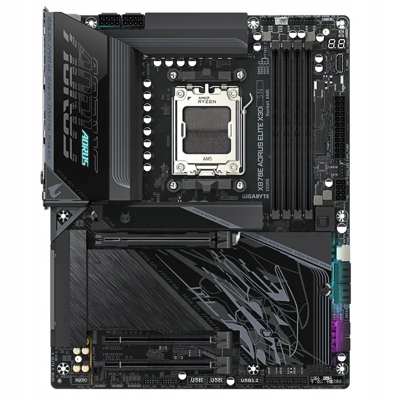 GIGABYTE X870E AORUS Elite X3D Moederbord Ryzen 9000 WiFi7 DDR5 — foto 2