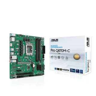 ASUS Pro Q670M-C-CSM Moederbord LGA1700 DDR5 Micro-ATX PCIe 4.0 — miniatuur 3