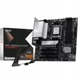 MSI PRO B850M-P WiFi Moederbord AMD Ryzen 9000 AM5 mATX