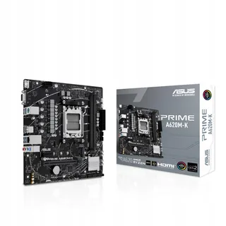 ASUS Prime A520M-K Moederbord AM4 Ryzen M.2 Micro-ATX USB 3.2