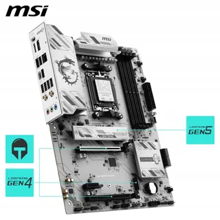 MSI B850 Gaming Plus WIFI6E Moederbord Ryzen 9000 AM5 DDR5 ATX — miniatuur 5