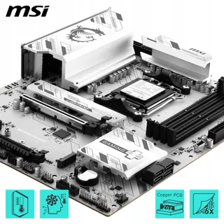 MSI B850 Gaming Plus WIFI6E Moederbord Ryzen 9000 AM5 DDR5 ATX — miniatuur 4