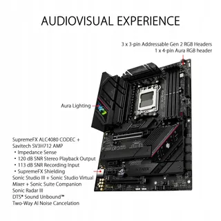 ASUS ROG Strix B650E-F Gaming Moederbord AM5 WiFi 6E DDR5 ATX — miniatuur 4