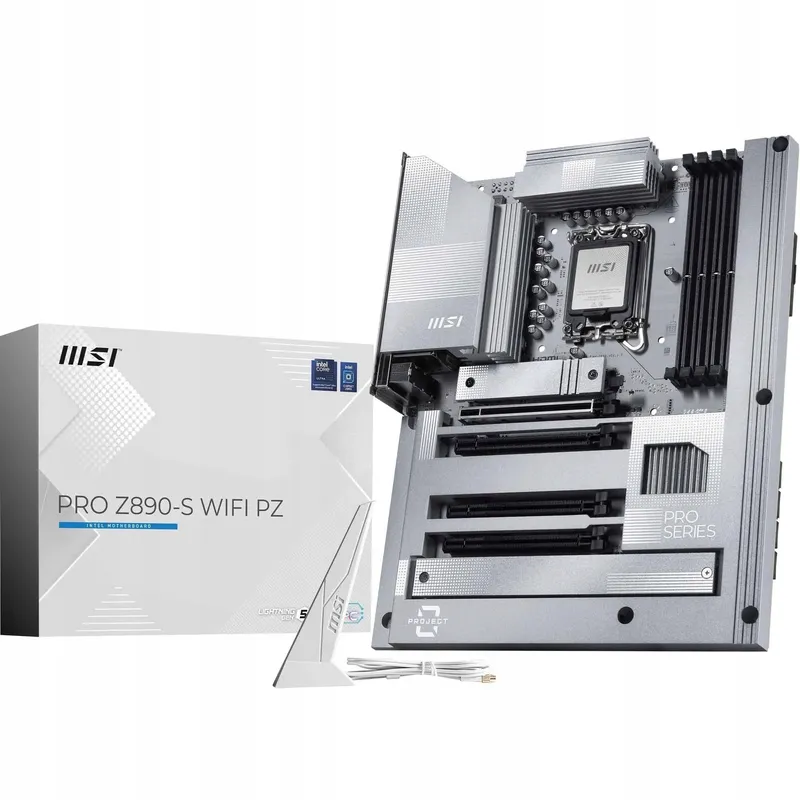 MSI PRO Z890-S WiFi PZ Moederbord Intel DDR5 PCIe 5.0 WiFi 7 — foto 1