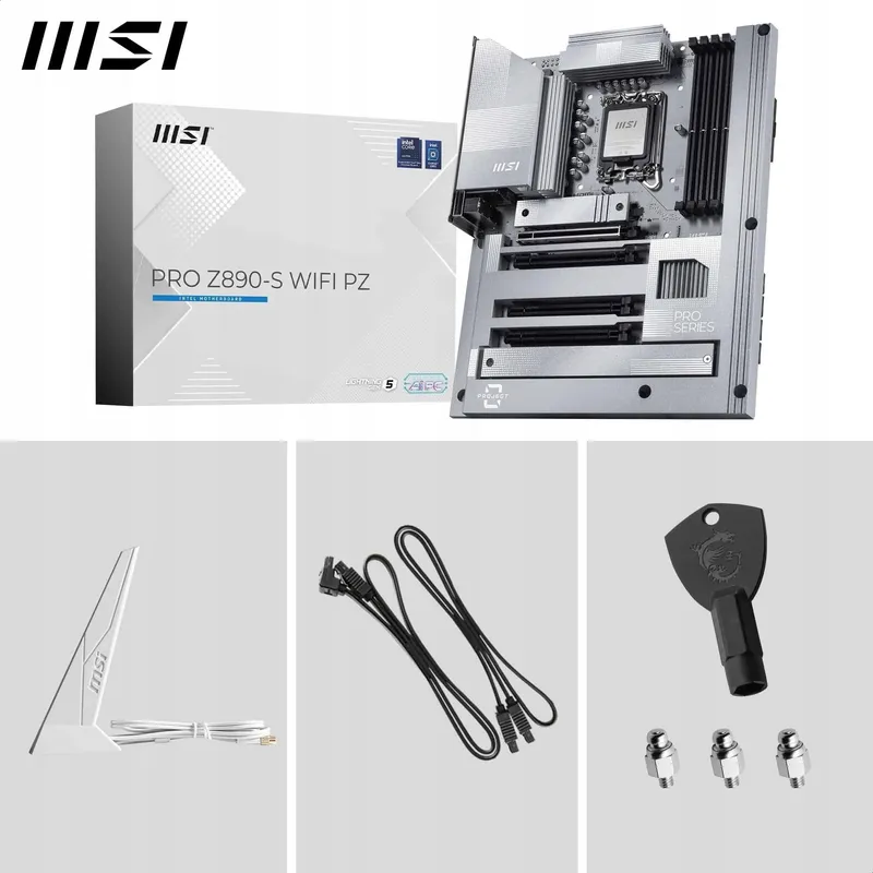 MSI PRO Z890-S WiFi PZ Moederbord Intel DDR5 PCIe 5.0 WiFi 7 — foto 7