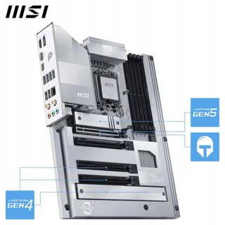 MSI PRO Z890-S WiFi PZ Moederbord Intel DDR5 PCIe 5.0 WiFi 7 — miniatuur 5