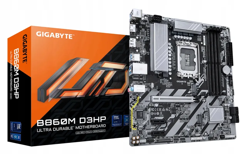 GIGABYTE B860M D3HP Moederbord Intel Core Ultra DDR5 M.2 USB3.2 — foto 1