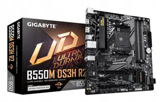 GIGABYTE B550M DS3H R2 Moederbord AMD Ryzen 5000 DDR4 PCIe 4.0 mATX