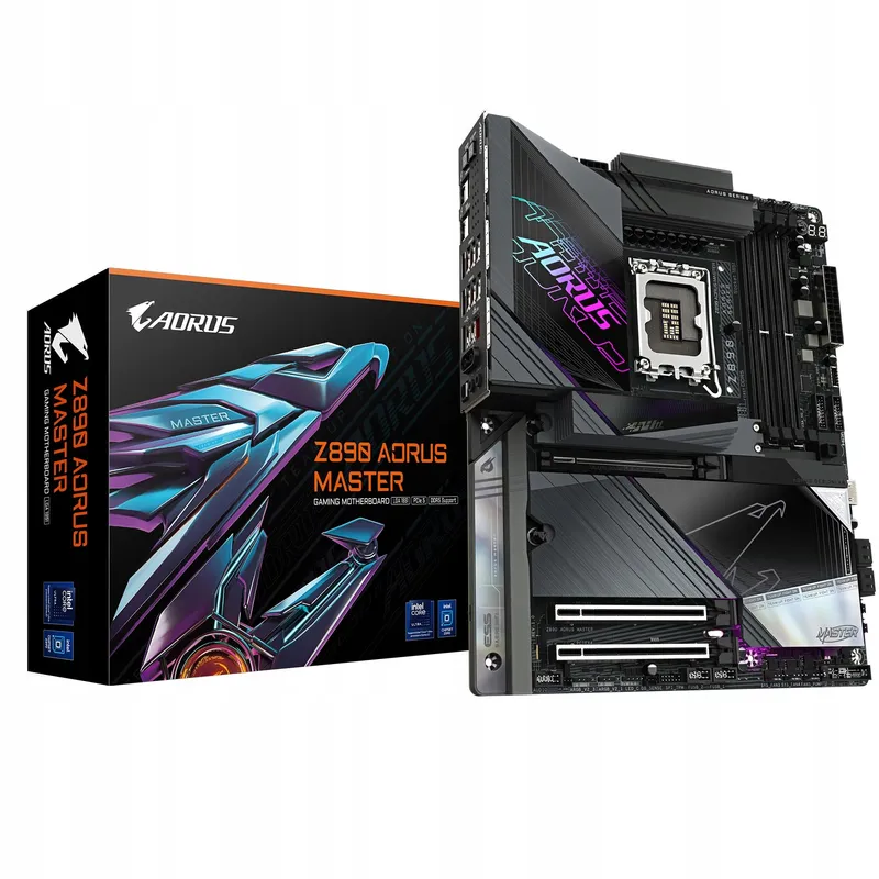 GIGABYTE Z890 AORUS Master Moederbord Core Ultra DDR5 WiFi7 PCIe5.0 — foto 1