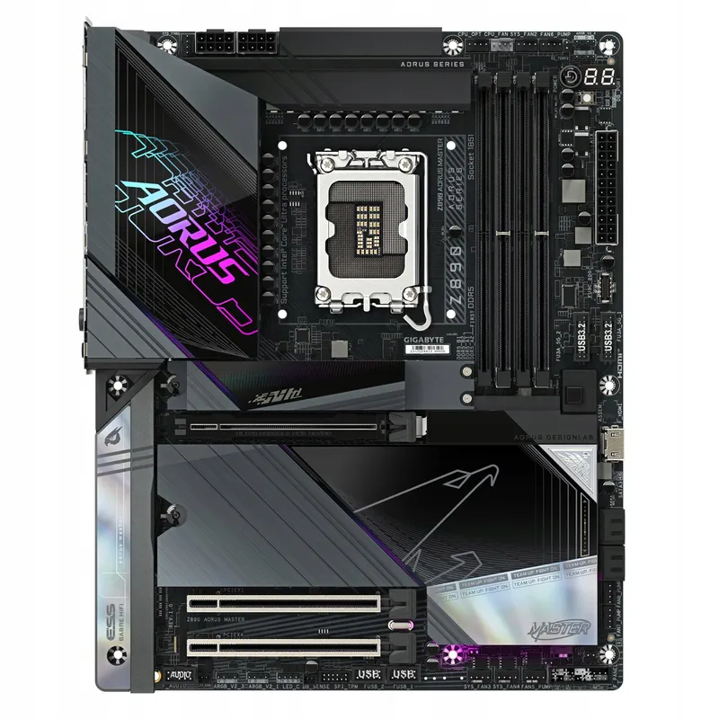 GIGABYTE Z890 AORUS Master Moederbord Core Ultra DDR5 WiFi7 PCIe5.0 — foto 2