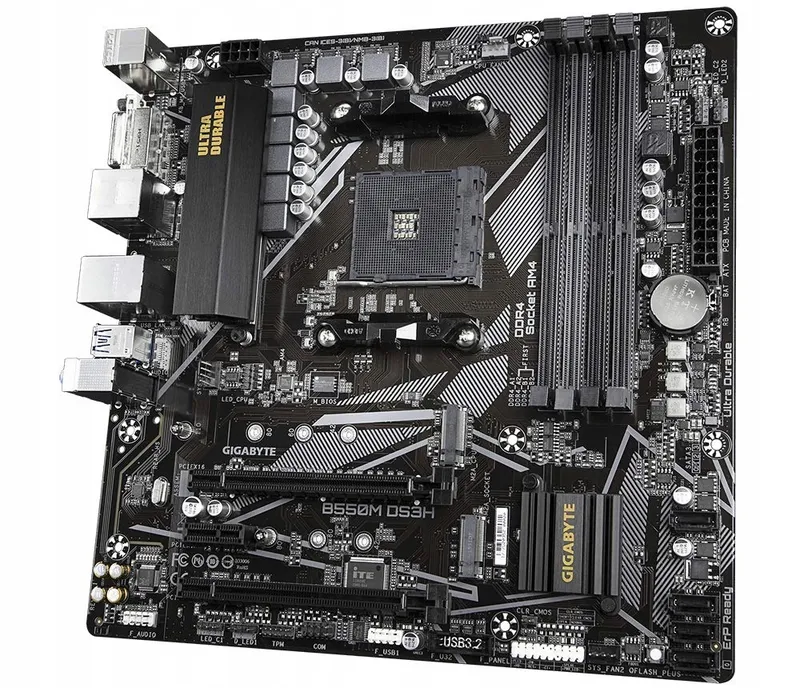 GIGABYTE B550M DS3H Moederbord Ryzen DDR4 4733MHz PCIe 4.0 — foto 4