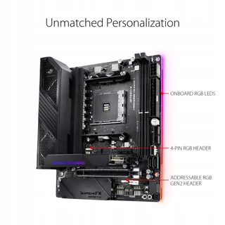 ASUS ROG Crosshair VIII Impact Moederbord AM4 WiFi 6 USB 3.2 — miniatuur 5