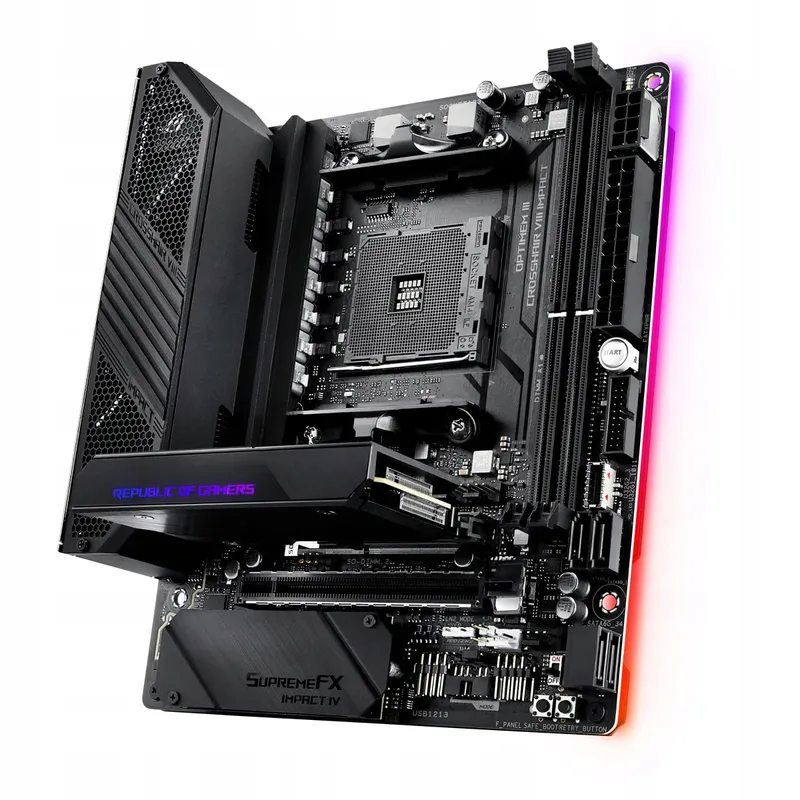 ASUS ROG Crosshair VIII Impact Moederbord AM4 WiFi 6 USB 3.2 — foto 9