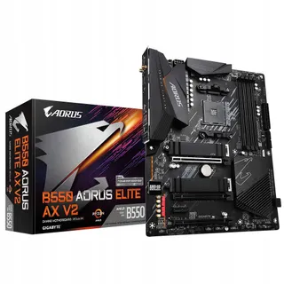 GIGABYTE B550 AORUS Elite AX V2 Moederbord AMD Ryzen WiFi 6E USB 3.2