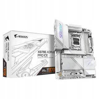 GIGABYTE X870E AORUS PRO Ice Moederbord Ryzen 9000 DDR5 WiFi 7 USB 4 — miniatuur 1
