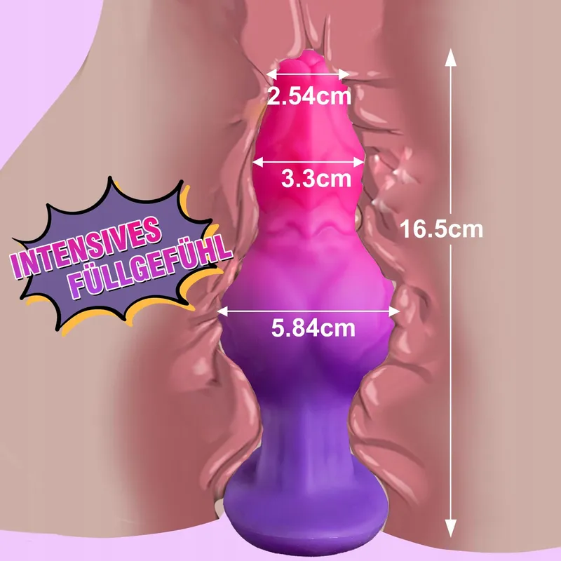 MONSTER FANTASY Anale Dildo XXL Siliconen Plug Voor Koppels — foto 3