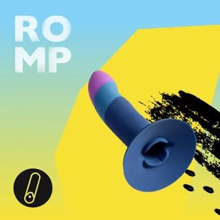 ROMP Piccolo Blauwe Dildo 14cm Siliconen Compatibel Vibrator — miniatuur 5