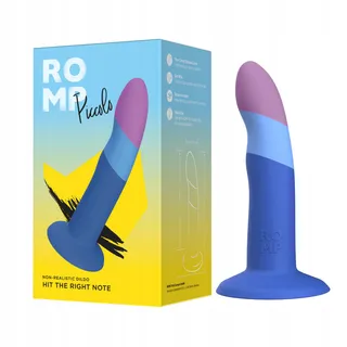 ROMP Piccolo Blauwe Dildo 14cm Siliconen Compatibel Vibrator — miniatuur 7