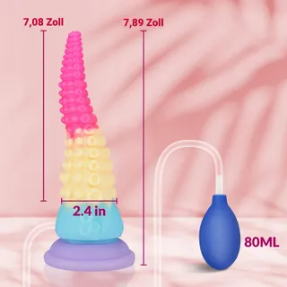 SPRITZ Monster Dildo 20cm Siliconen Tentakel met Zuignap — miniatuur 6
