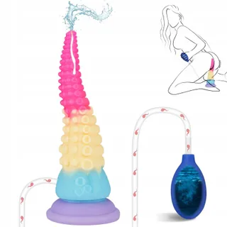 SPRITZ Monster Dildo 20cm Siliconen Tentakel met Zuignap — miniatuur 1