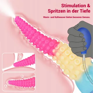SPRITZ Monster Dildo 20cm Siliconen Tentakel met Zuignap — miniatuur 2