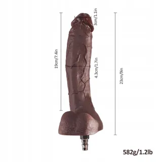 REALISTISCHER Dildo 23cm Siliconen voor Sekstoestellen Volwassenen — miniatuur 2