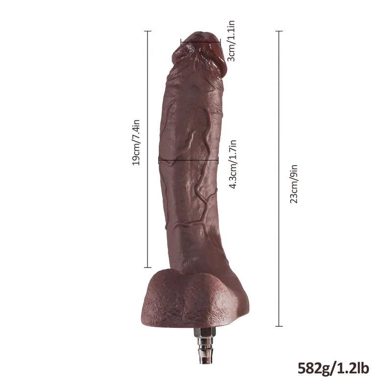 REALISTISCHER Dildo 23cm Siliconen voor Sekstoestellen Volwassenen — foto 2