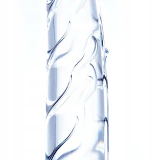 Glazen Realistische Dildo 21cm Siliconen Zuignap Koppels — miniatuur 5