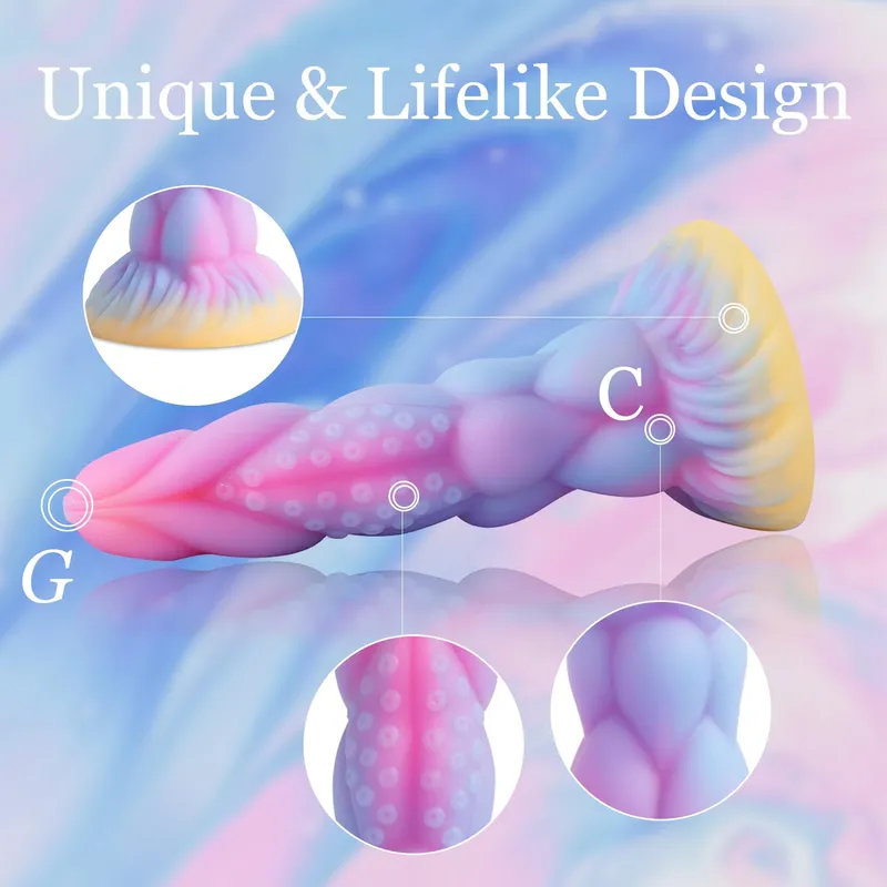 REALISTISCHER Monster Silicone Dildo Enorme Anale Dildo Met Zuignap — foto 2
