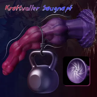 Monster Dildo XXL Paard 3 Knopen Sterke Zuignap Anaal Fantasy — miniatuur 5