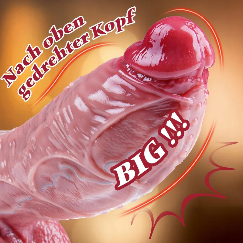 DILDO KING Grote Realistische Siliconen Dildo Zuignap Paren — foto 3
