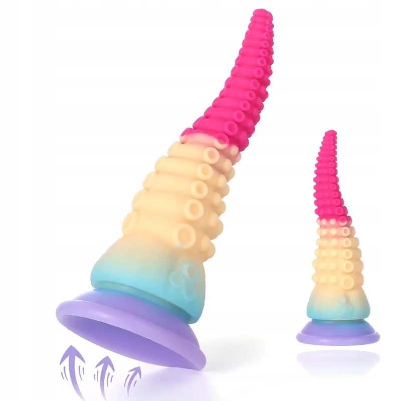 TENTAKEL Dildo 20cm Siliconen Zuignap Stimulatie — foto 1