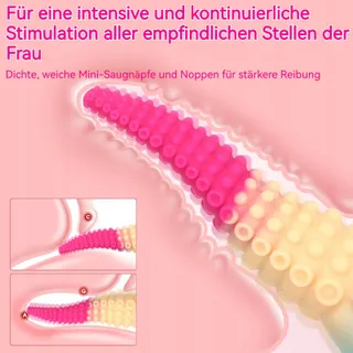 TENTAKEL Dildo 20cm Siliconen Zuignap Stimulatie — miniatuur 2