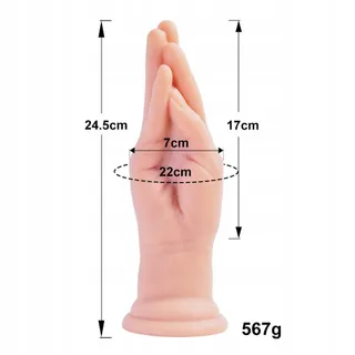REALISTISCHER Siliconen Dildo 24cm met Zuignap — miniatuur 6