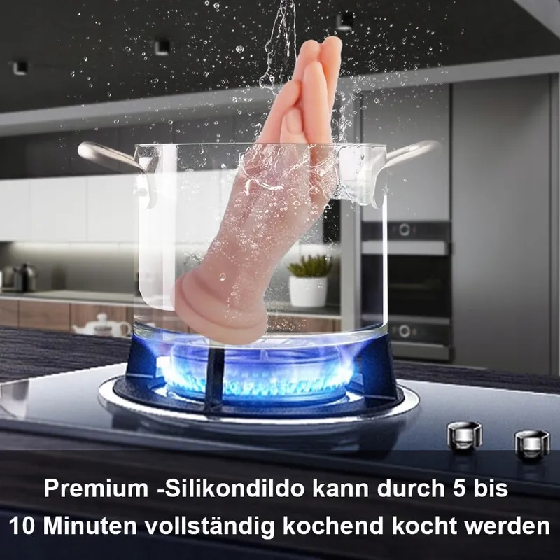 REALISTISCHER Siliconen Dildo 24cm met Zuignap — foto 4