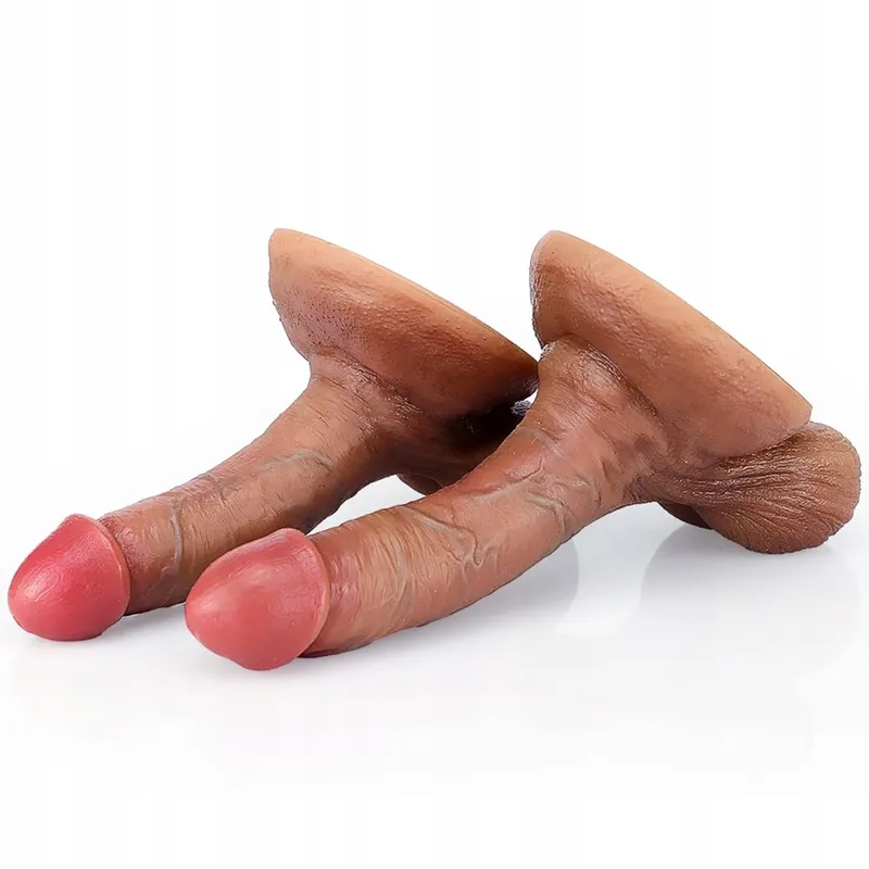 CHICLSQ Realistische Siliconen Dildo Met Sterke Zuignap — foto 2