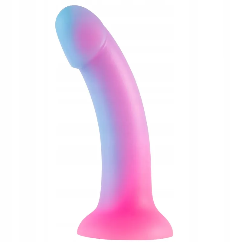 Realistische Siliconen Dildo 18cm Regenboog Zuignap — foto 1