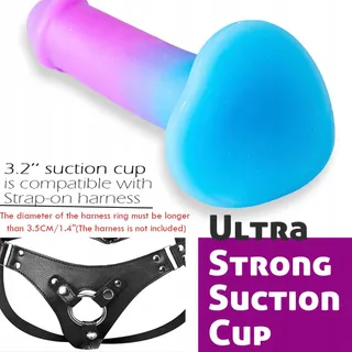 Dildo 20cm Siliconen met Zuignap voor Vaginaal en Anaal — miniatuur 5