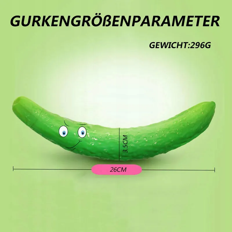 Komkommer Dildo Vibrator G-Punt 26cm 10 Trilstanden — foto 3