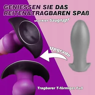 Fantasy Monster Siliconen Anaalplug XL met Zuignap — miniatuur 2